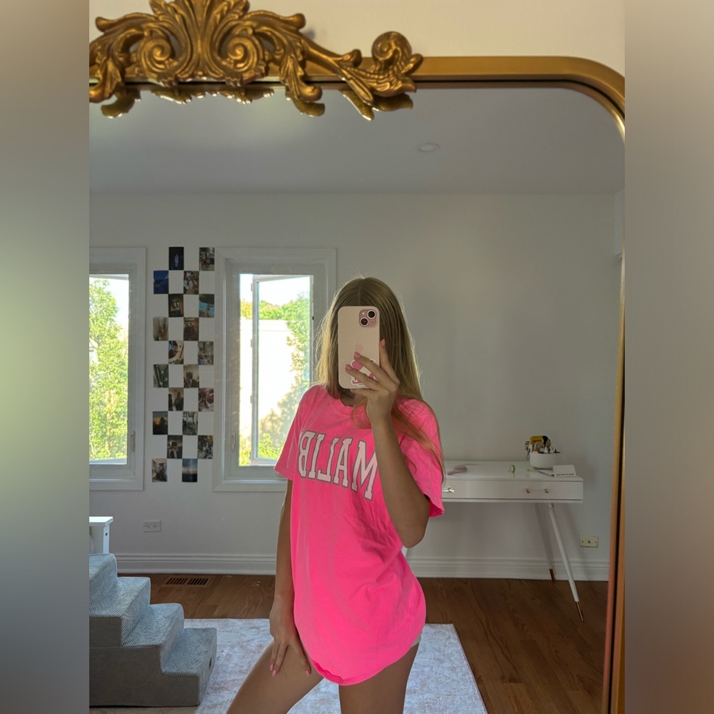 Pink Malibu Tee